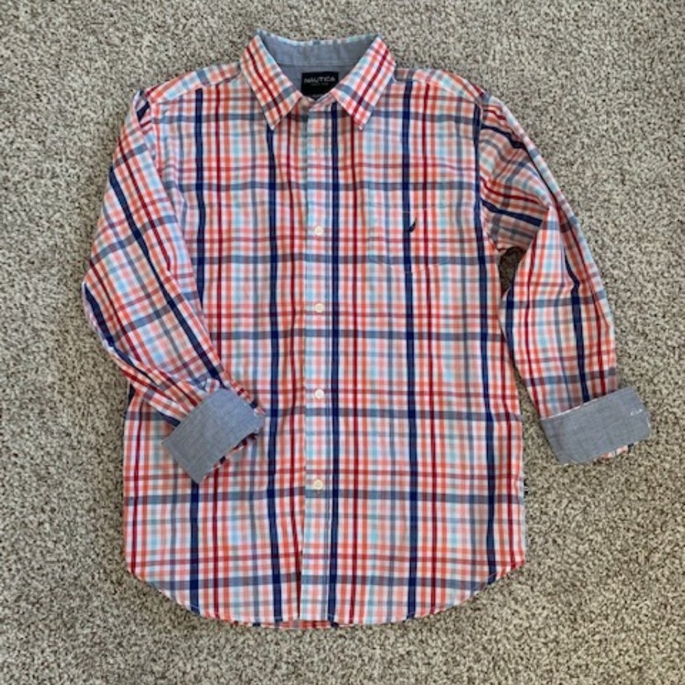 Nautica Boys Casual Button Shirt